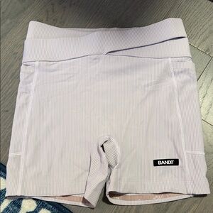 Bandit purple crossover shorts size small EUC